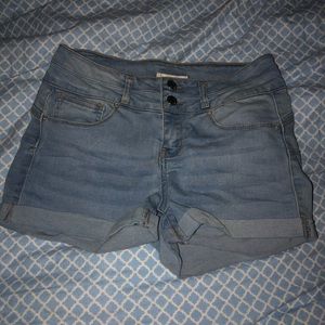 Mid-Rise Jean Shorts